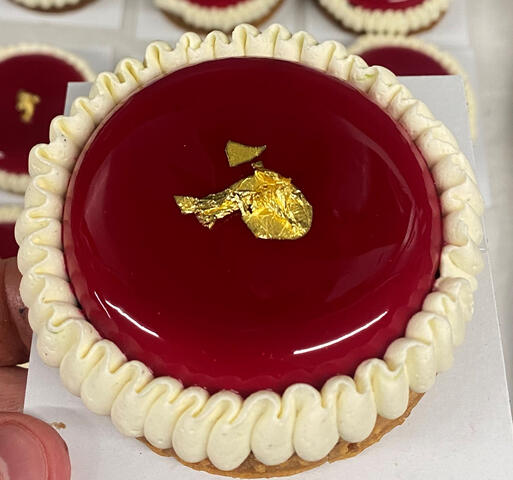 Tarte framboise verveine