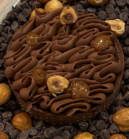 Tarte chocolat noisette